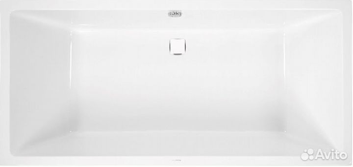 Акриловая ванна Vagnerplast Cavallo 180x80 см, с каркасом, ультрабелая