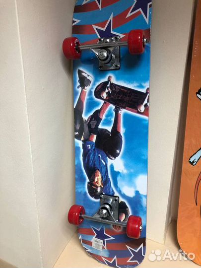 Скейтборд дерево. 78х20 см. колесо: PVC, 5 см