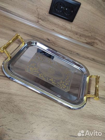 Поднос металлический новый