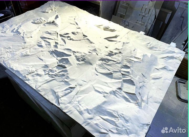 Стеновые гипсовые панели Скала 3D По Низу Рынка