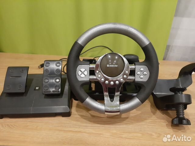 Игровой руль Defender forsage gtr купить в Вязниках | Электроника | Авито