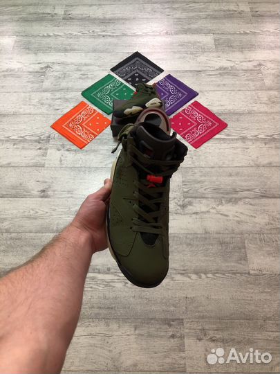 Кроссовки Nike Air Jordan 6 retro travis scott