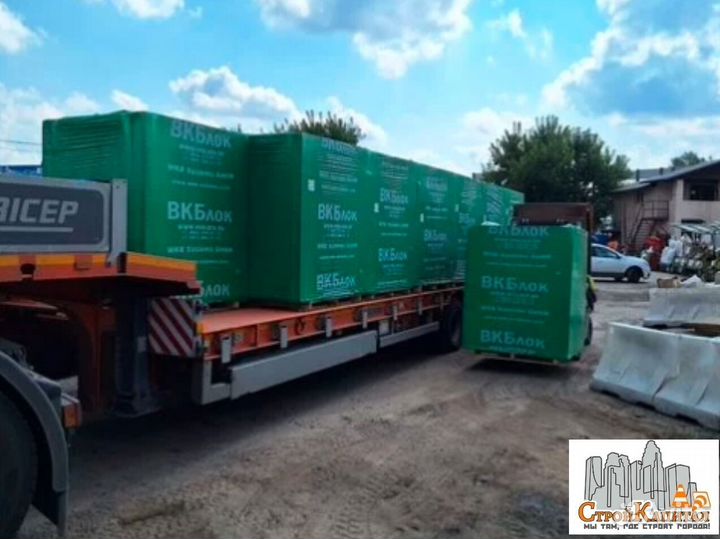 Газобетонные блоки / Пеноблоки вкблок D400 и D600