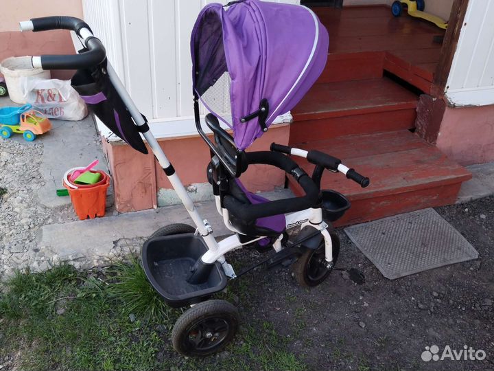 Трехколесный велосипед коляска