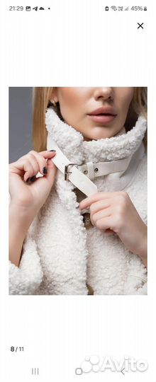 Шуба из искусственной овчины (демисезон)