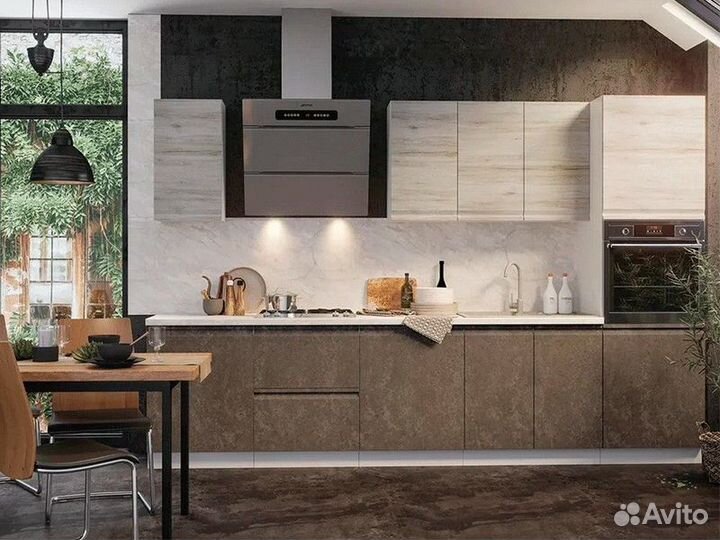 Кухня Бруклин тумба шн 400 фасад шв 400 бетон кор