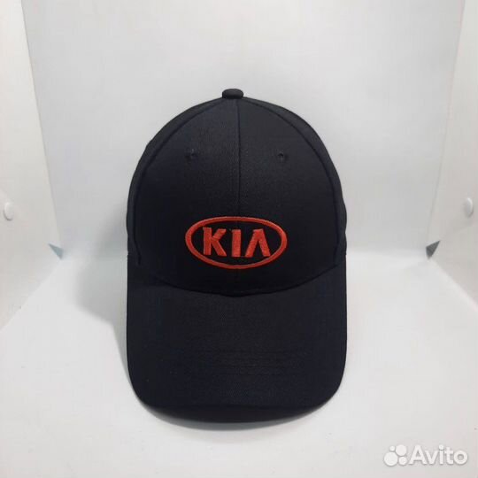 Бейсболка Кепка Kia Киа Black Red Вышивка