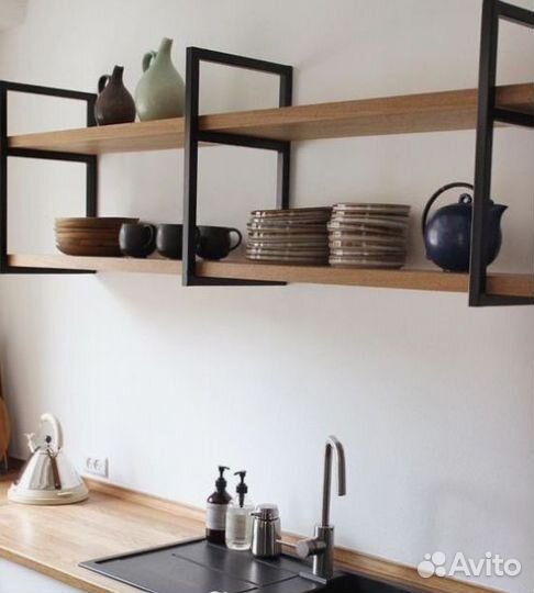 Скамейка садовая лофт