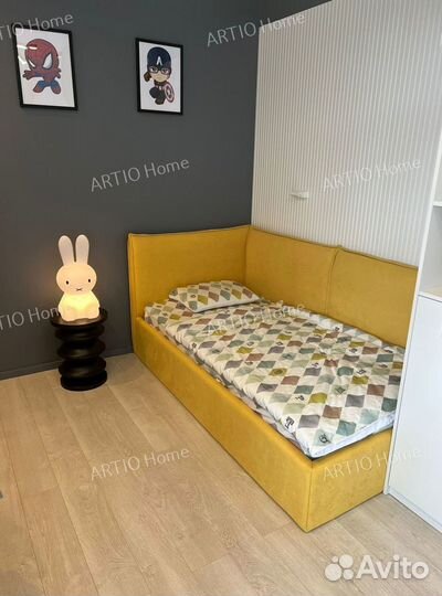 Детская кровать с мягкими бортиками