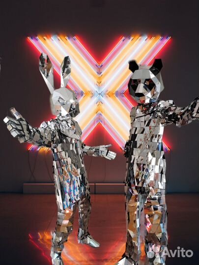 Зеркальные куклы. Зеркальное шоу. Зеркальные люди