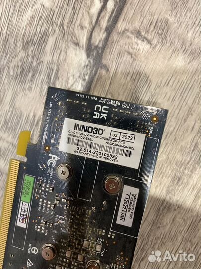 Видеокарта nvidia gt 1030 2gb gddr5