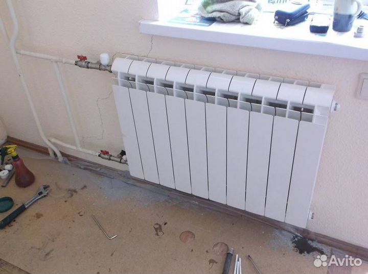 Замена радиаторов отопления. Реутов