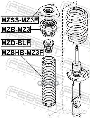 Отбойник переднего амортизатора mazda 3 BL 2009