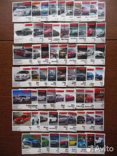 Вкладыши от жвачки Turbo. Обмен