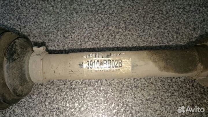 Полуось правая для nissan qashqai