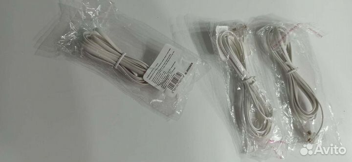 Шнур телефон rj-11 1,5м