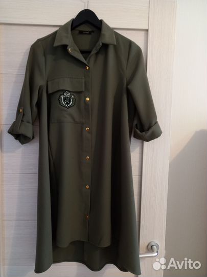 Платье-рубашка 44-46