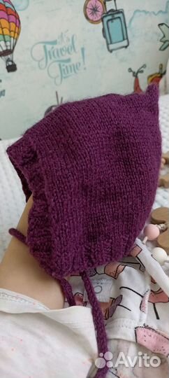 Чепчик для новорожденного шапочка