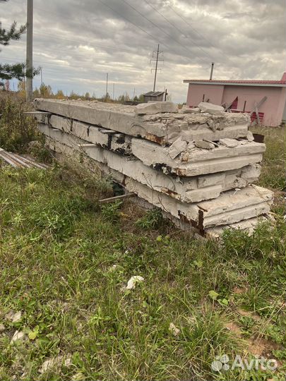 Плиты перекрытия бу