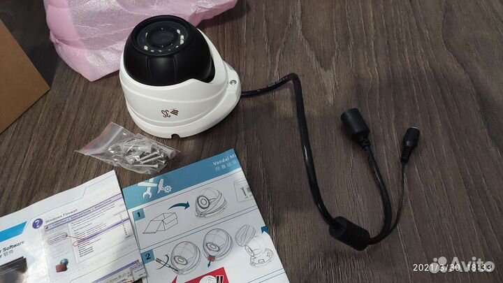 Камера видеонаблюдения купольная уличная