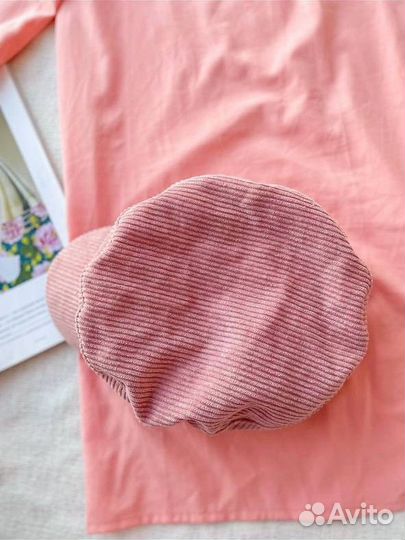 Кепка женская кепи кортуз Stradivarius розовая