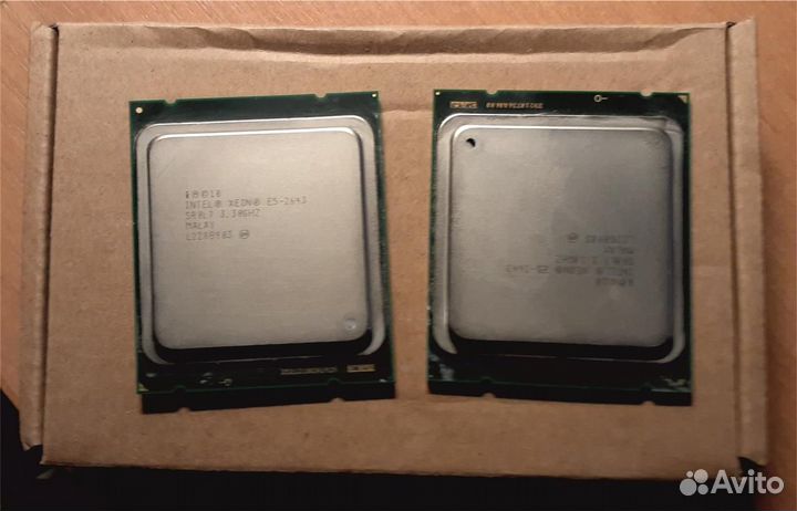 Процессор Intel Xeon E5-2643 за 2 шт. 2000 р