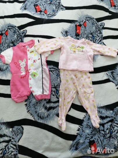 Детские вещи от 0 до 6 месяцев пакетом
