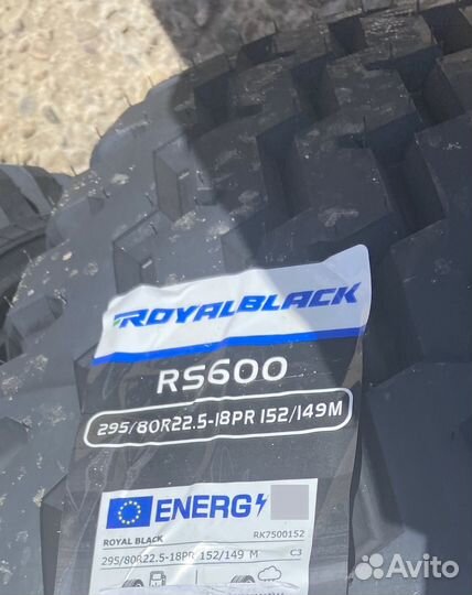 295 80 22.5 шины на Камаз любая ось RoyalBlack