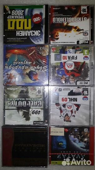 CD диски с играми и програм