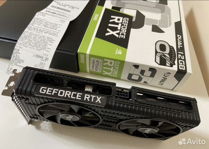 Видеокарта palit rtx 3060 12gb