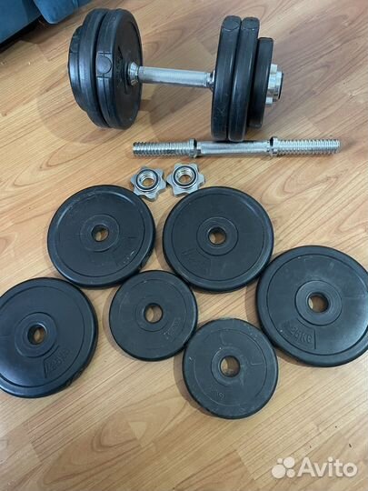 Гантели разборные