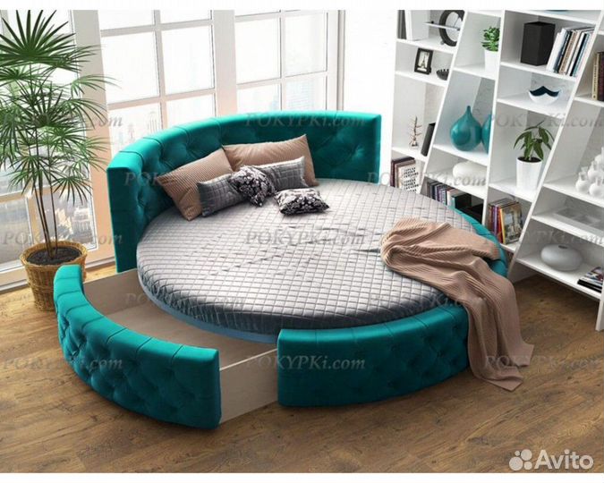 Круглые кровати