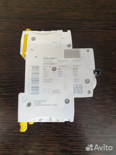 Автом. выкл. A9F93310 Acti9 3P 10А (B) 15кА