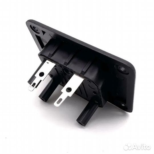 Терминал акустический, 2 зажима, 65*55мм