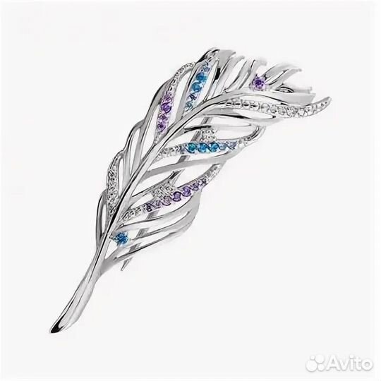 Брошь серебро