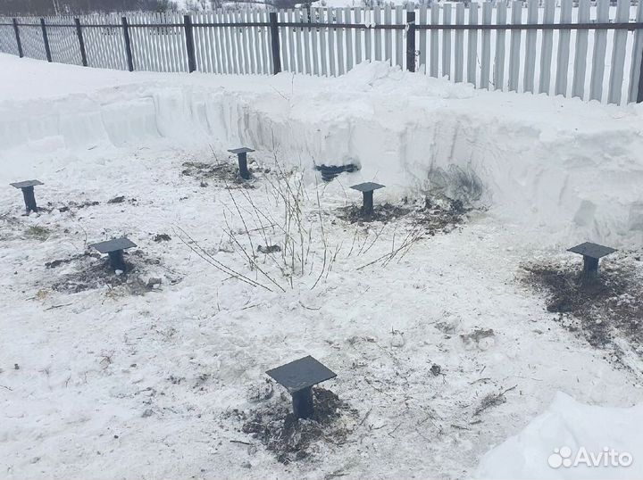 Винтовые сваи под ключ с установкой