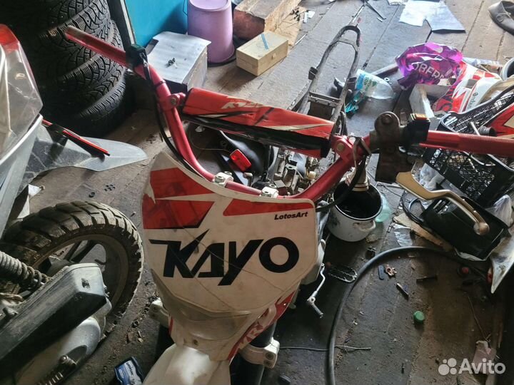 Запчасти на питбайк kayo 140