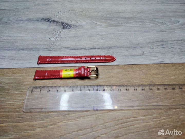 Кожаный Ремешок на часы 14 мм, Modeno