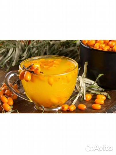 Облепиха перетертая с сахаром без варки, малина