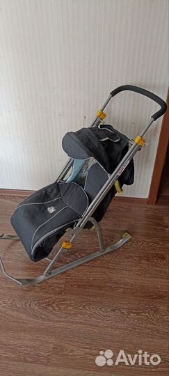 Детские санки коляска