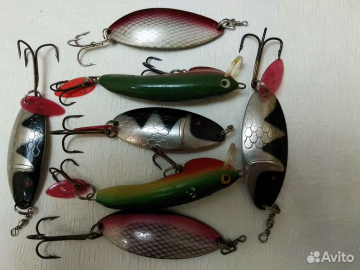 Блёсны Блесна Рыболовные снасти СССР Рыбалка