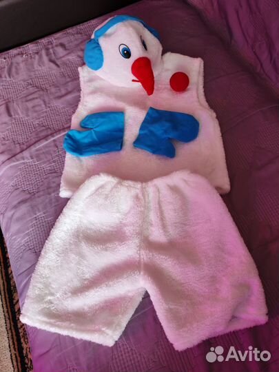 Костюм снеговика 116 122