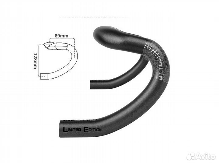Шоссейные карбоновые рули toseek