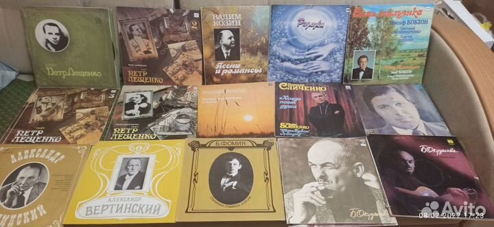 Виниловые пластинки(отечественные исполнители)