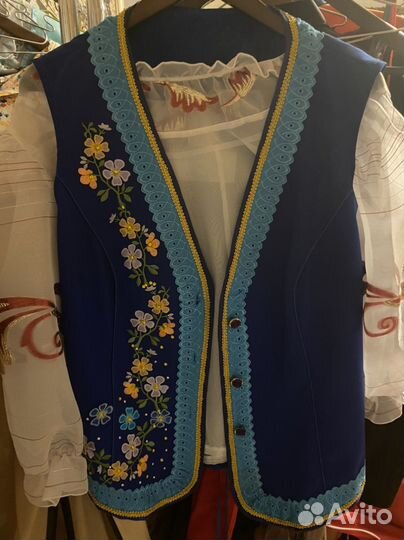 Костюм кубанской казачки жилет и юбка