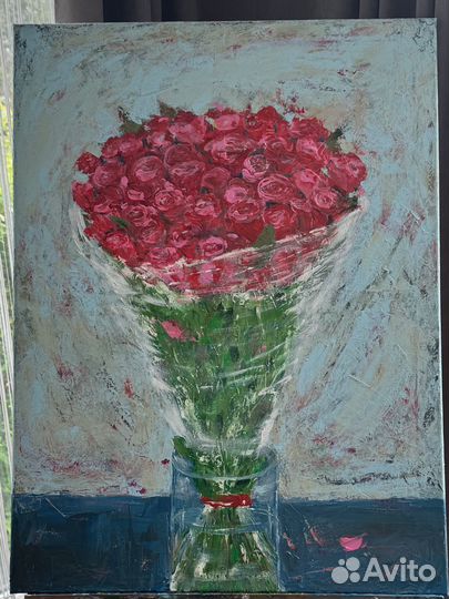 Картина на холсте акрил, масло
