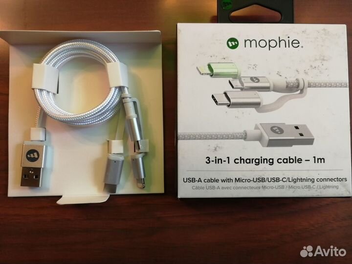 Кабель Mophie 3in1 Charging Cable