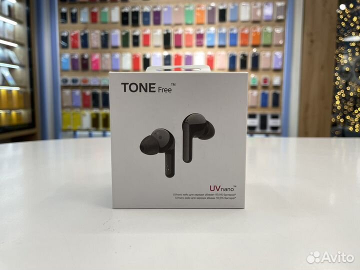 Беспроводные наушники LG Tone Free Black