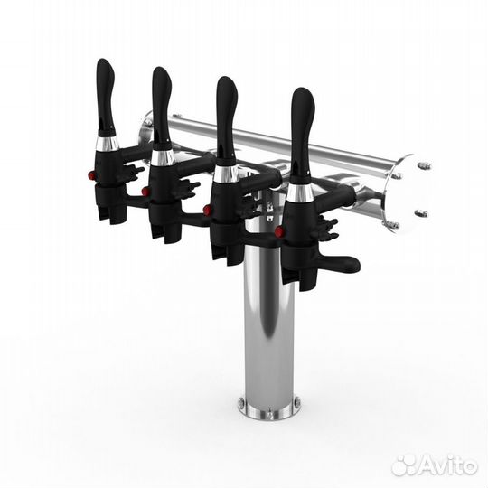 Пивная колонна Терра на 4 пеногасителя / крана