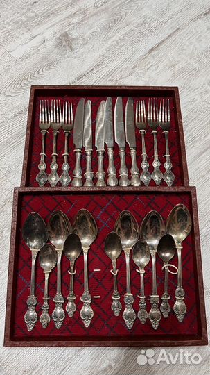 Набор столовых приборов мельхиор СССР